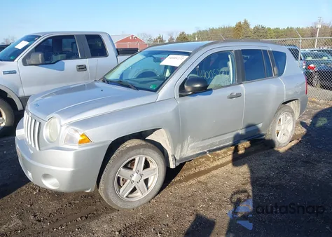 2007 Jeep Compass Sport from USA, damaged, VIN 1J8FF47W37D415643